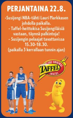 K-Supermarketin juhlaviikonlopun ohjelma pe 22.8.